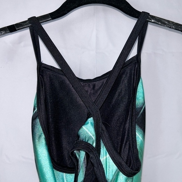 Speedo Swimsuit One Piece Racerback Open Back Thin Straps Competition Training - Picture 4 of 7